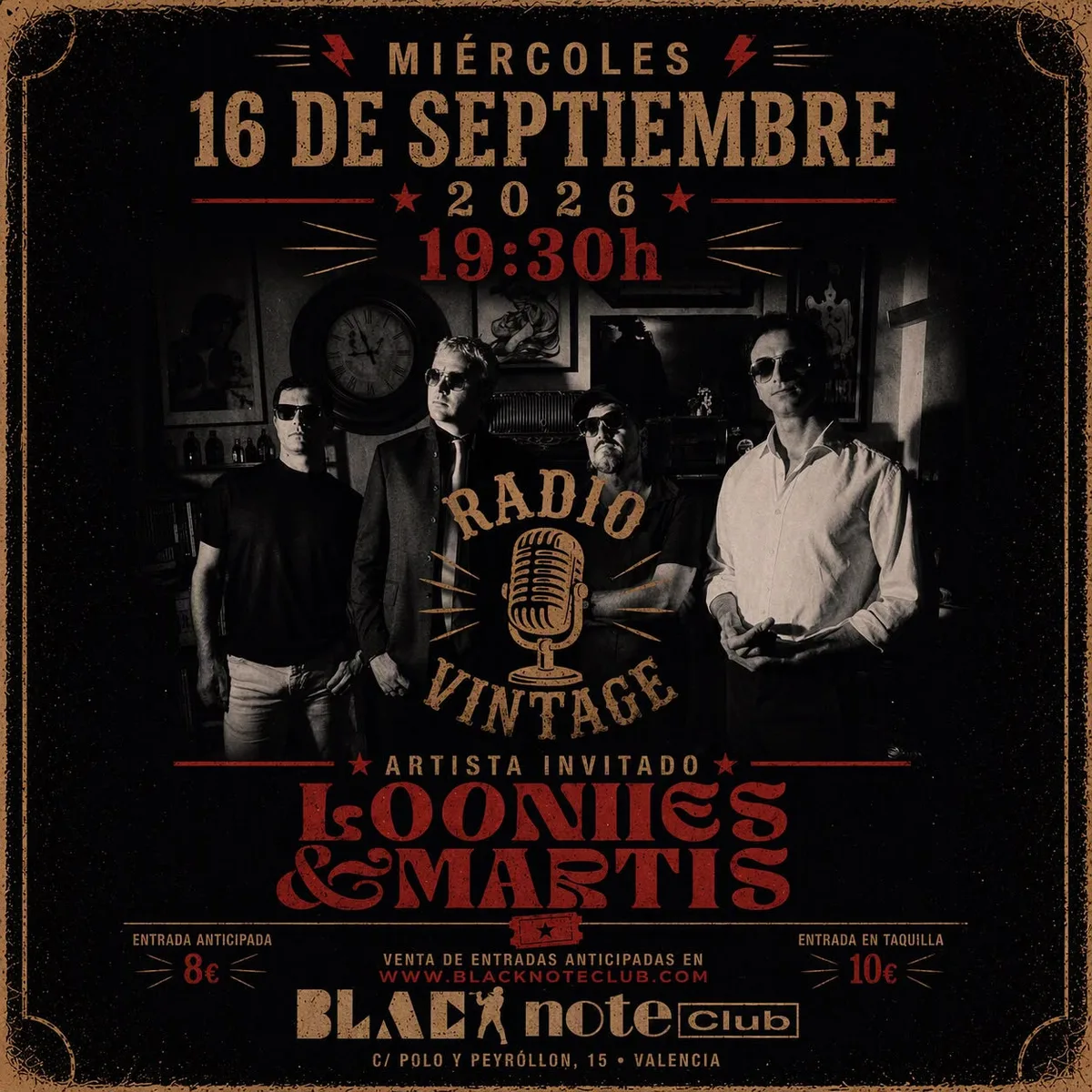 RADIO VINTAGE + LOONIES AND MARTIS