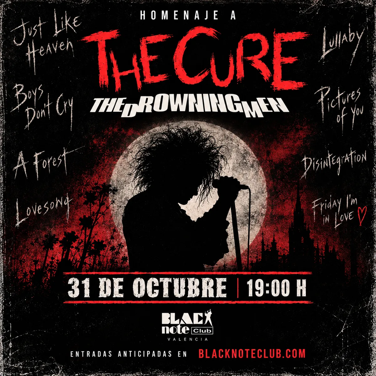 THE DROWNING MEN - Homenaje a THE CURE