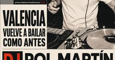 DJ POL MARTÍN · POR PRIMERA VEZ EN ESPAÑA